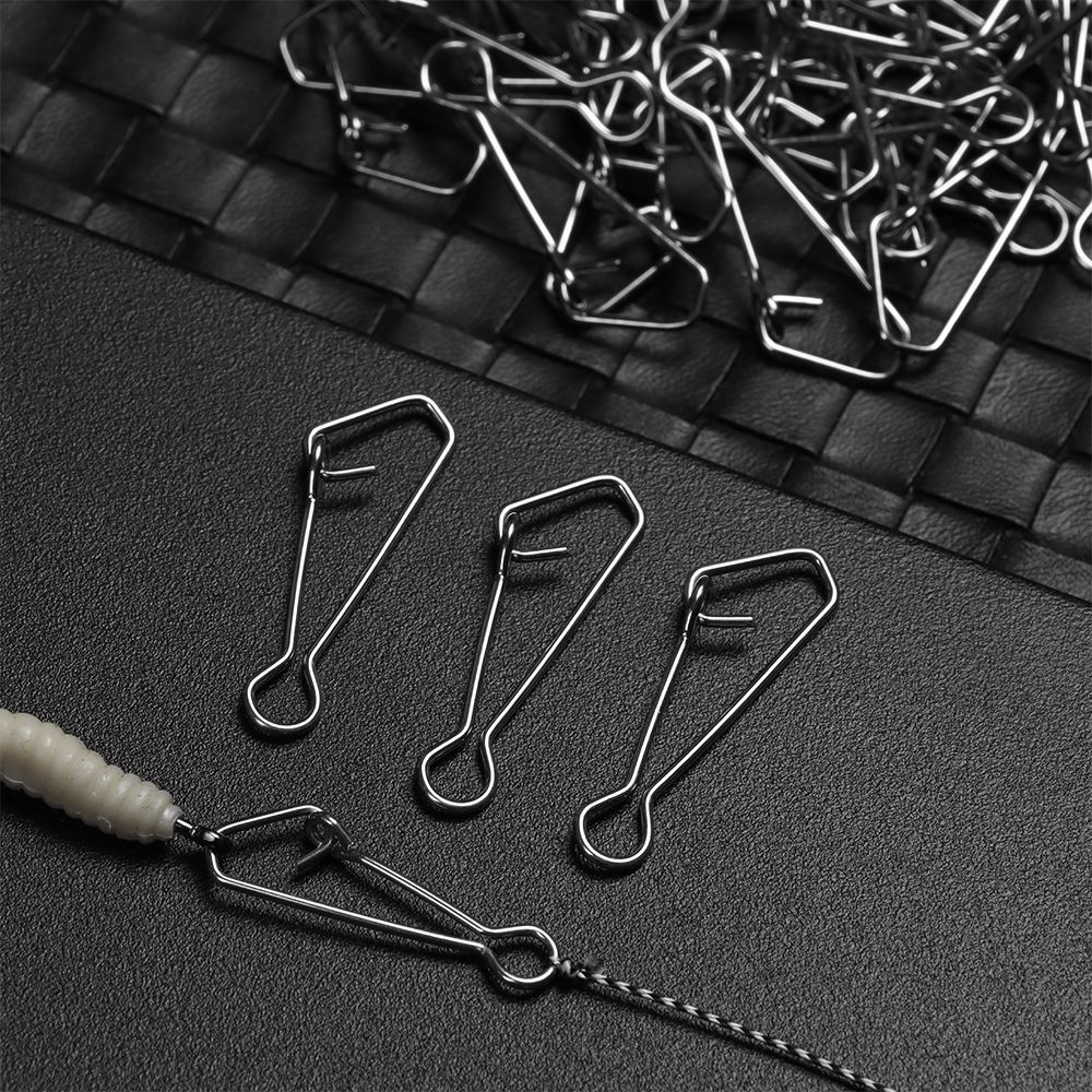 Fishing Hook Stainless Steel - 50pcs/pack Fast Clip Lock Fishing Hook