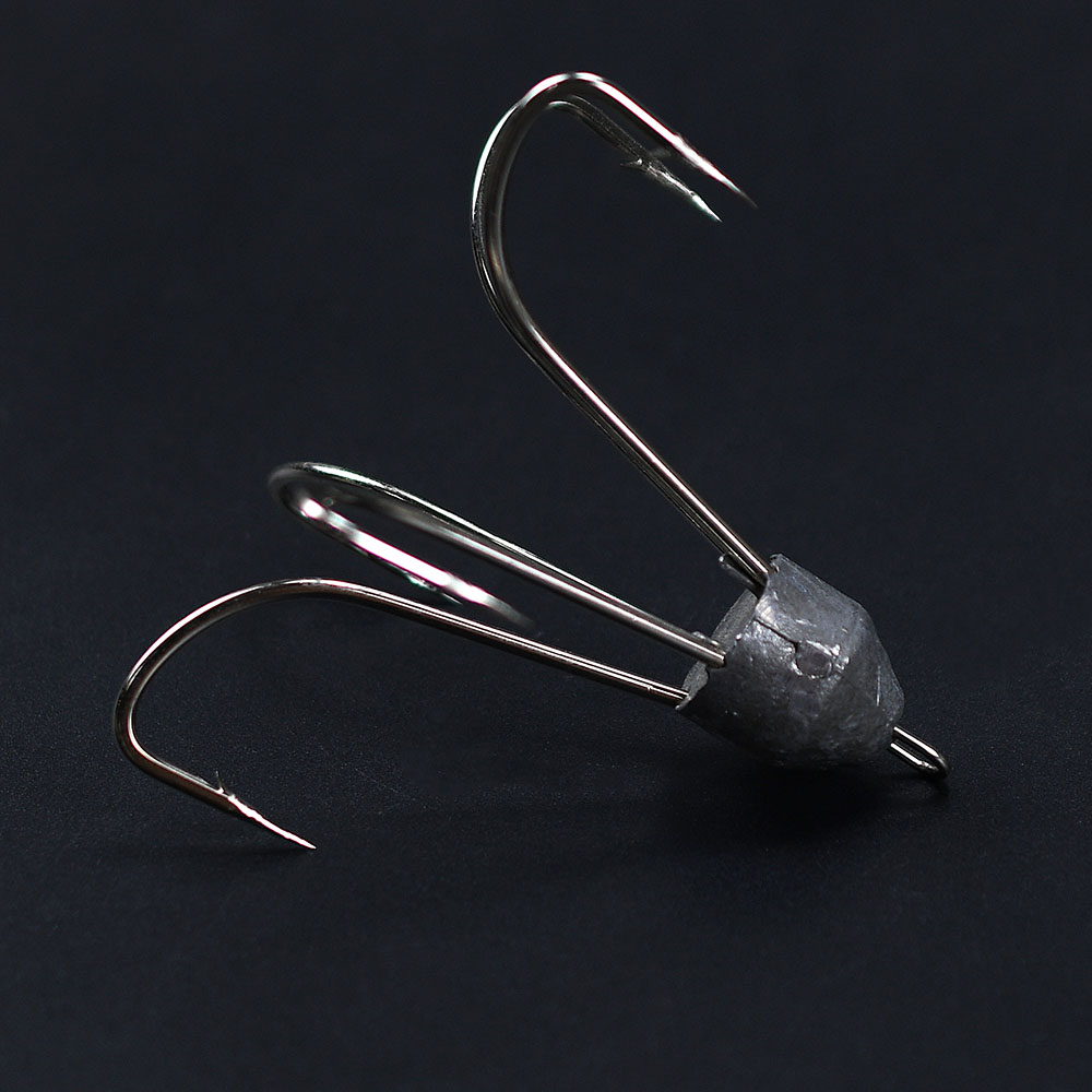Topranc 1Pcs High Carbon Steel - Fishing Hook Treble ulasan dan harga