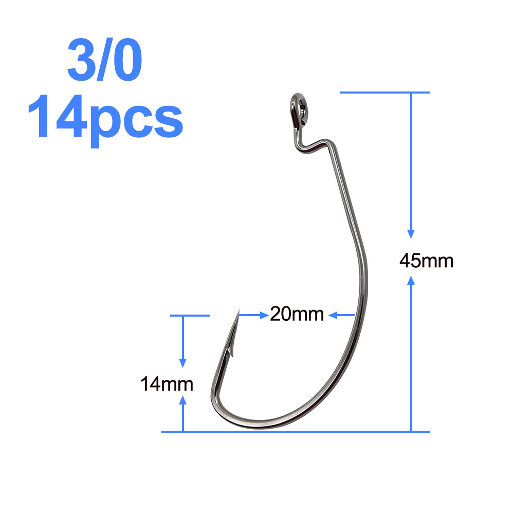 ESFISHING Offset Hook Carbon S - Fishing Hook Offset ulasan dan harga
