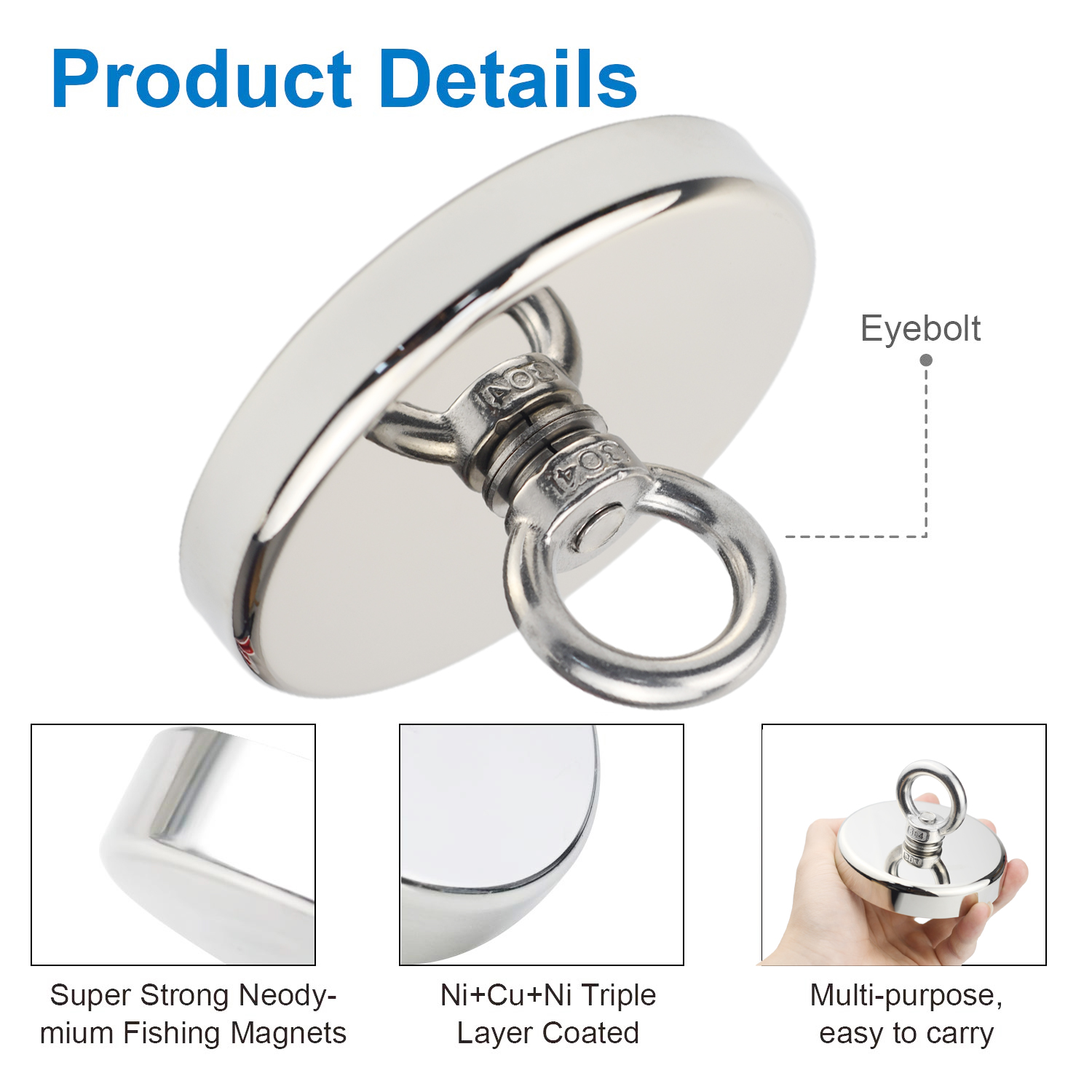D90 Pull Max 350kg Super Stron - Fishing Hook Stainless Steel ulasan dan harga