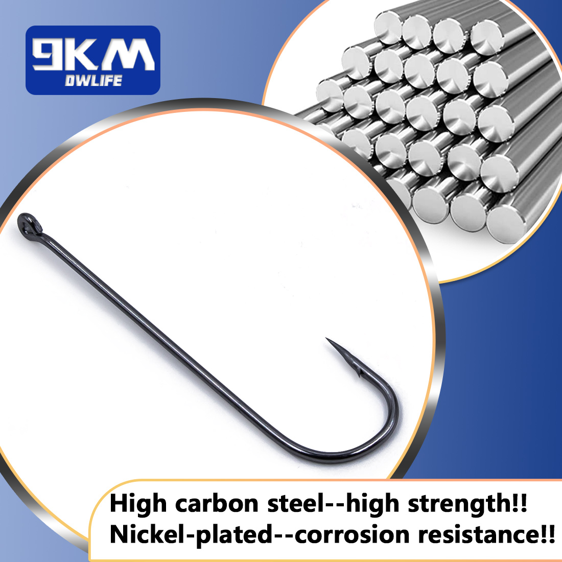 Fishing Hooks Long Shank Hooks - Fishing Hook Offset ulasan dan harga