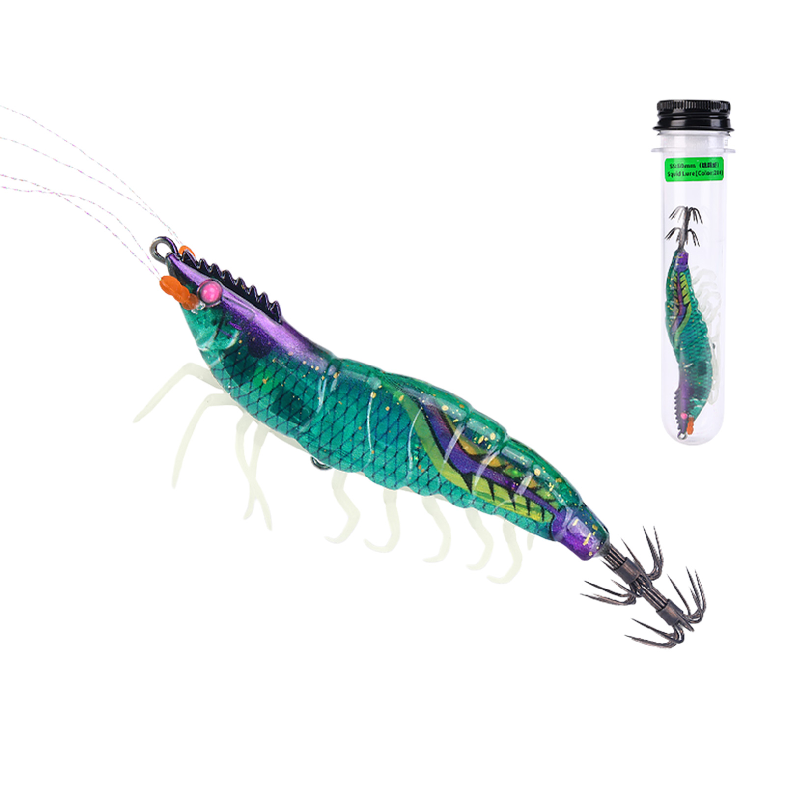 Squid Jig Hook with 3D Hologra - Fishing Hook Treble ulasan dan harga