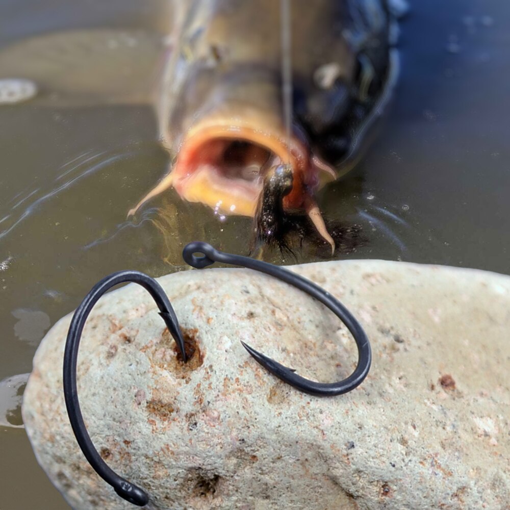 Hirisi Carp Fishing Hooks 50pc - Fishing Hook Offset ulasan dan harga