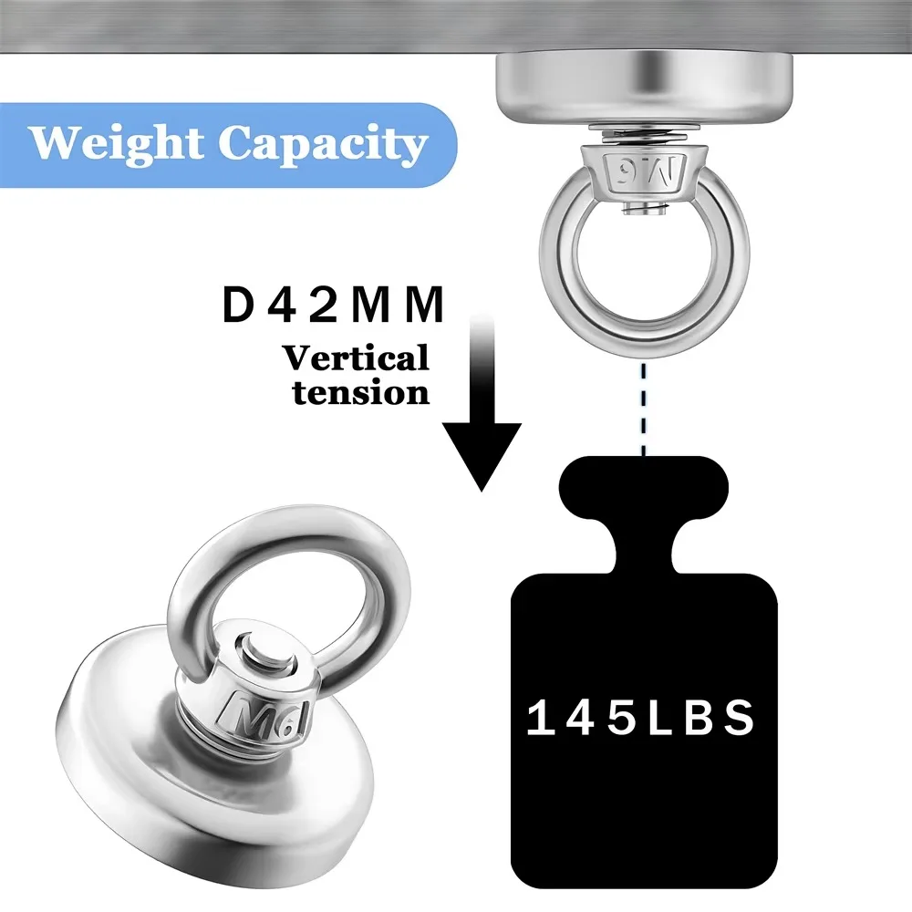 D16~D42mm Super Strong Neodymi - Fishing Hook Stainless Steel ulasan dan harga