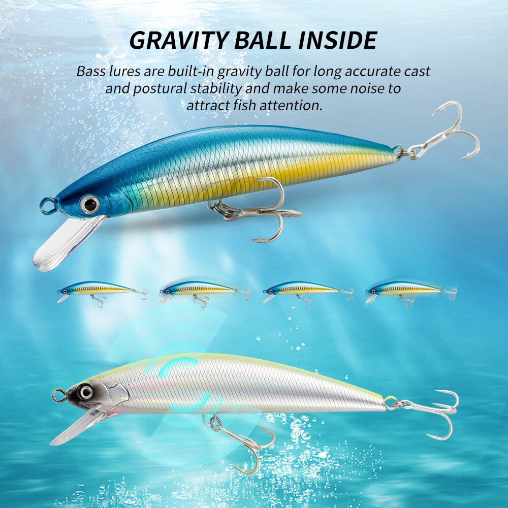 Fishing Lure Sinking Minnow 13 - Fishing Hook Treble ulasan dan harga