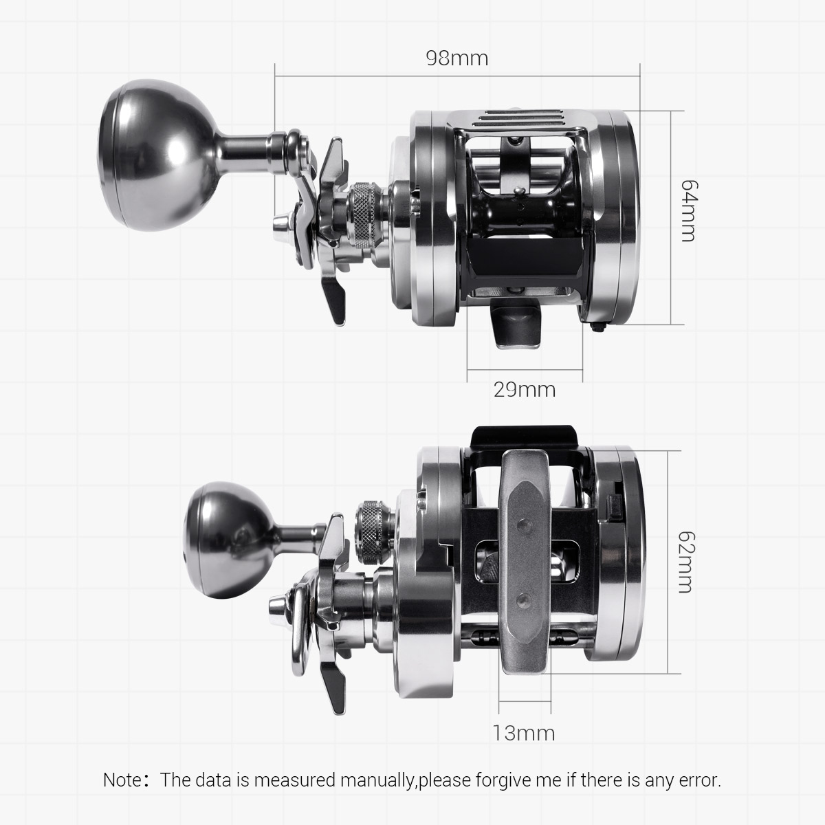 NOEBY Gainers Jigging Reel Met - Daiwa Reel Bg ulasan dan harga