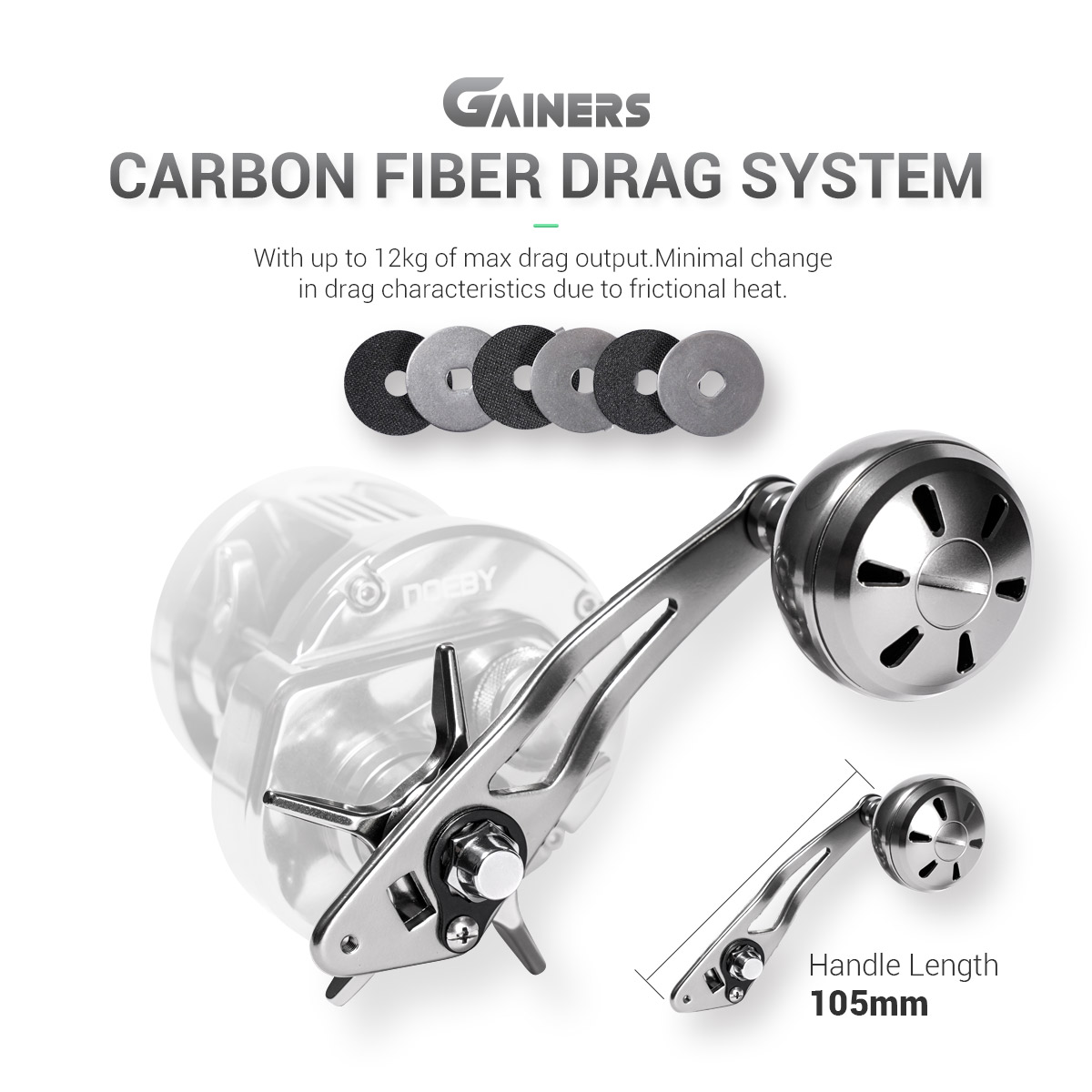 NOEBY Gainers Jigging Reel Met - Daiwa Reel Bg ulasan dan harga